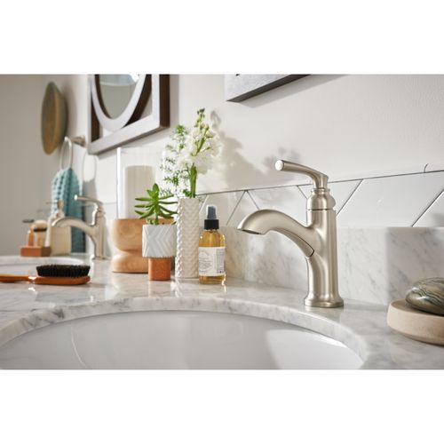 Main product image of Hilliard 1 Handle High Arc Bathroom Faucet, 84535SRN (Spot Resist Brushed Nickel)