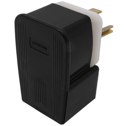 8462P Leviton 8462P Industrial Grade Straight Blade Angle Plug