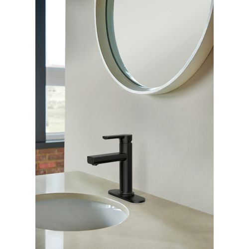 Main product image of Rinza 1 Handle High Arc Bathroom Faucet, 84627BL (Matte Black)