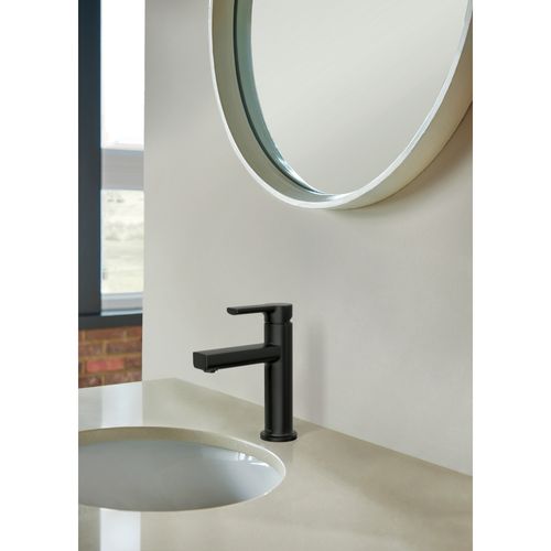 Main product image of Rinza 1 Handle High Arc Bathroom Faucet, 84627BL (Matte Black)