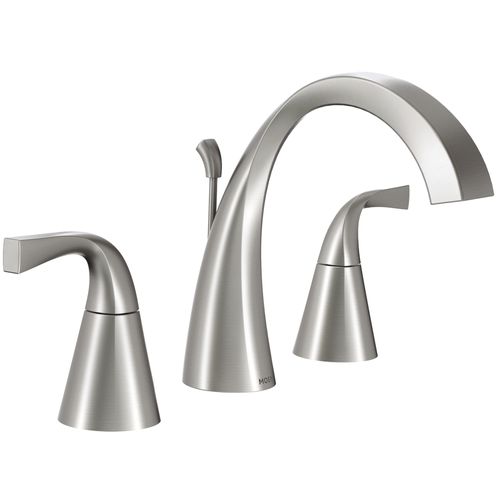 WS84661SRN - Moen WS84661SRN - Oxby Spot Resist Brushed Nickel 2 Handle ...