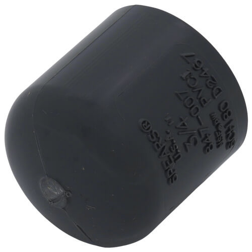 Main product image of 3/4" PVC Schedule 80 Cap (Socket)