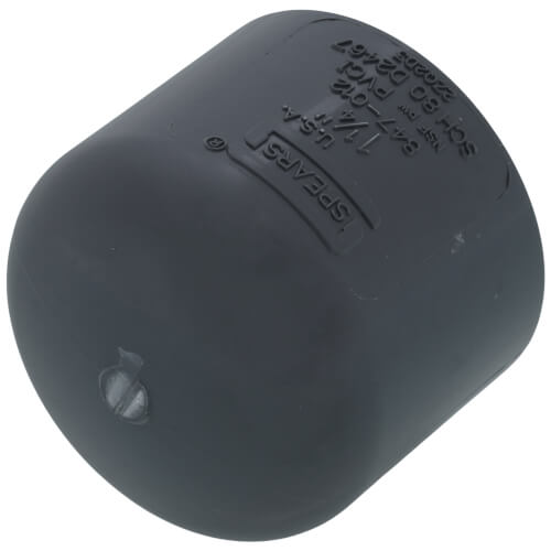 847012 847012 11/4" PVC Schedule 80 Cap (Socket)