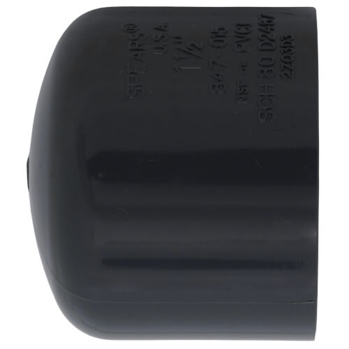 Main product image of 1-1/2" PVC Schedule 80 Cap (Socket)