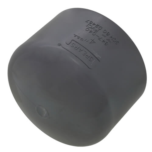 Main product image of 4" PVC Schedule 80 Cap (Socket)