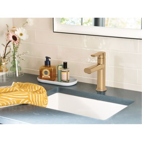 Main product image of Meena One-handle Bathroom Faucet (Bronzed Gold), 84794BZG