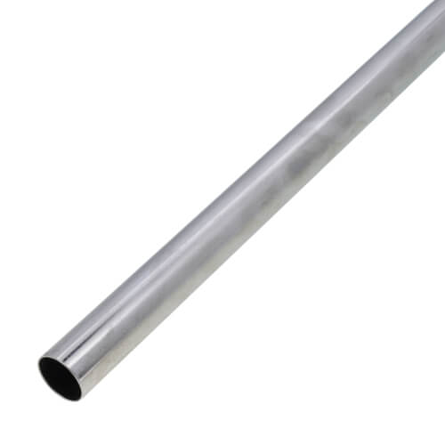 Main product image of 36" Chrome Plated Brass Cover Tube for 1/2" Nominal Copper Tube, 8491-C