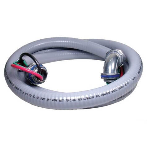 Main product image of HVAC Whip - 3/4" x 4 ft. Metallic (Pack of 12), 849163