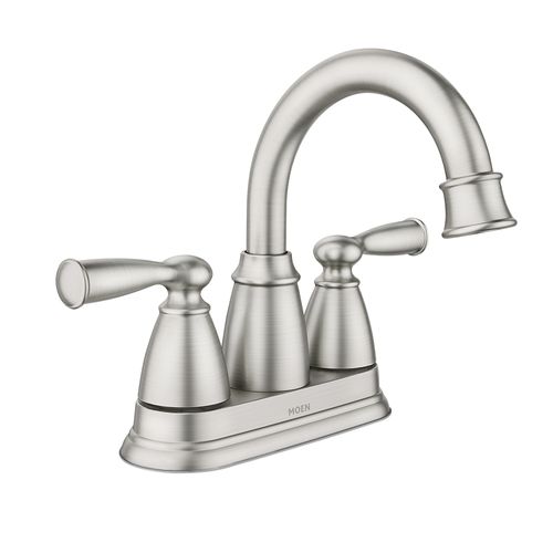 Main product image of Banbury Spot Resist Brushed Nickel 2 Handle High Arc Bathroom Faucet, 84943SRN