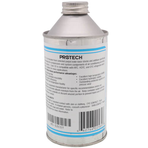 Main product image of PROTECH POE Refrigeration Oil 32 cSt - 12 oz., 85-32CST
