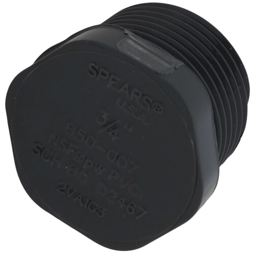 Main product image of 3/4" PVC Schedule 80 Plug