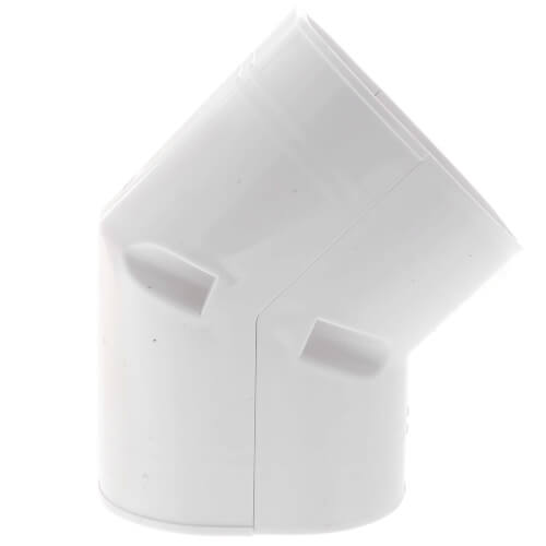 Main product image of 2.75" 45° Slimduct Vertical Elbow (White)