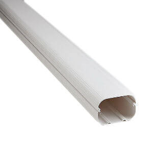 Main product image of 2.75" x 6.5' Slimduct Duct Line Set Cover - SD-77-W (White)