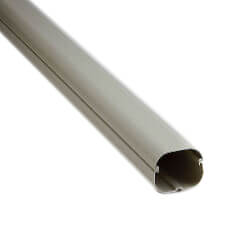 Main product image of 2.75" x 6' Slimduct Duct Line Set Cover (Ivory)