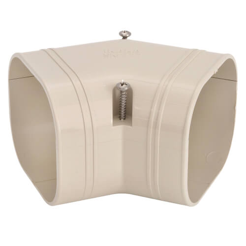 Main product image of 2.75" Slimduct 45° Flat Elbow (Ivory)