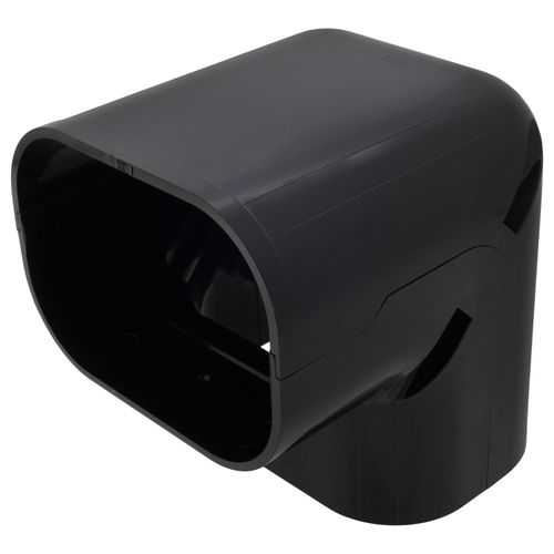 Main product image of 3.75" 90-Degree Slimduct Vertical Elbow (Black)