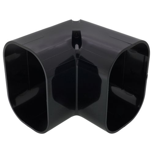Main product image of 3.75" 90-Degree Slimduct Vertical Elbow (Black)