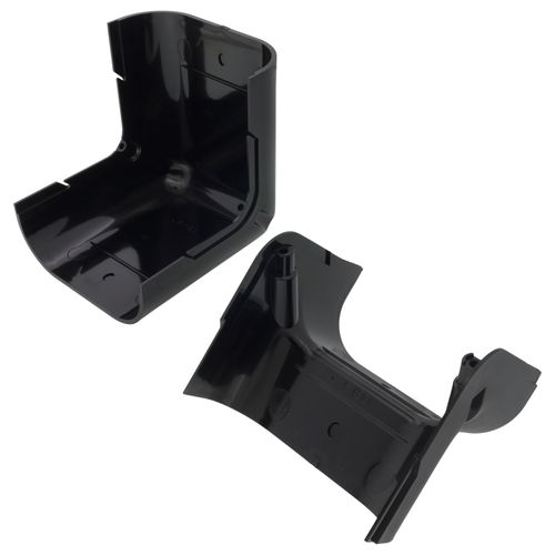 Main product image of 3.75" 90-Degree Slimduct Vertical Elbow (Black)