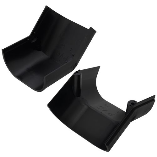 Main product image of 2.75" 45-Degree Slimduct Vertical Elbow (Black)