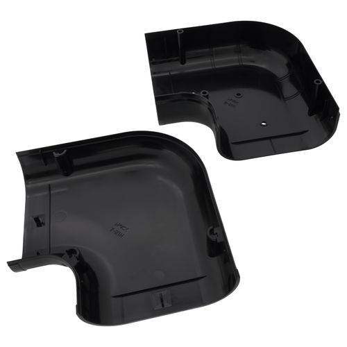 Main product image of 3.75" 90-Degree Slimduct Flat Elbow (Black)