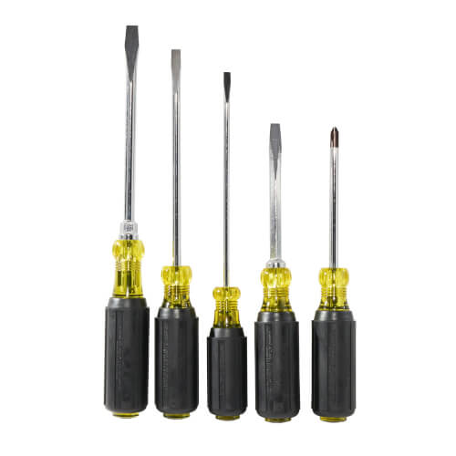 Main product image of 5 Piece Screwdriver Set (Slotted & Phillips)