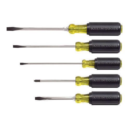 Main product image of 5 Piece Screwdriver Set (Slotted & Phillips)