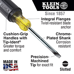 Main product image of 4 Piece Cushion-Grip Screwdriver Set