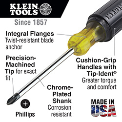 Main product image of 4 Piece Cushion-Grip Screwdriver Set