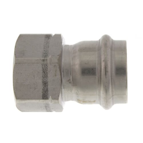 1" ProPress 304 Stainless Female Adapter w/ FKM Seal (P x FNPT)