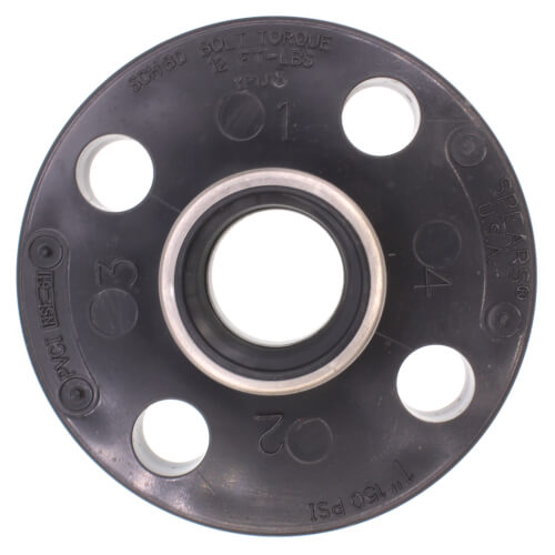 Main product image of 1" Sch. 80 One Piece Stainless Steel Special Reinforced Flange (SR FPT)