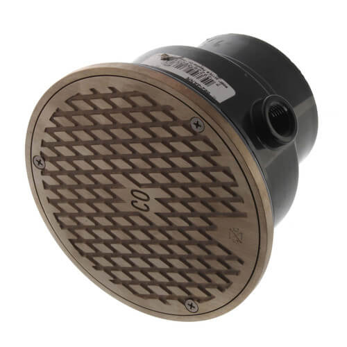 Main product image of 3" Solvent Weld On-Grade Adjustable Cleanout, ABS, Nickel Bronze