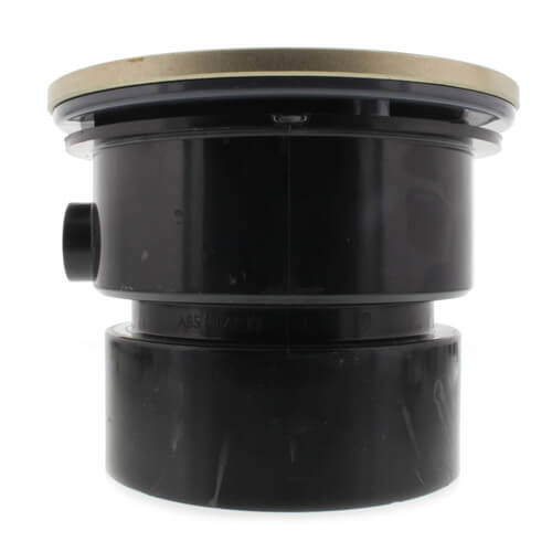 Main product image of 4" Solvent Weld On-Grade Adjustable Cleanout, ABS, Nickel Bronze