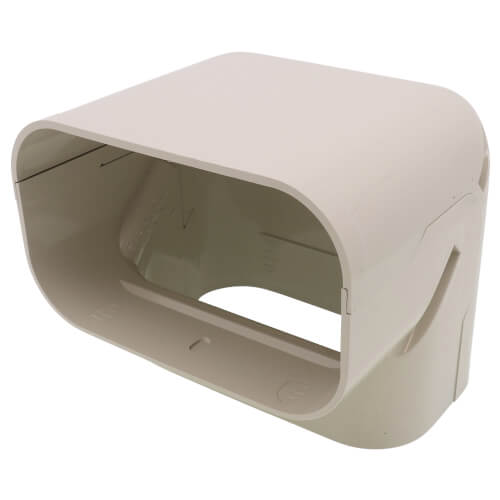 Main product image of 5.5" Slimduct 90° Vertical Elbow (Ivory)