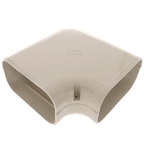 Main product image of 5.5" Slimduct 90° Flat Elbow (Ivory)