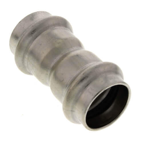Main product image of 2-1/2" ProPress 304 Stainless XL-S Coupling w/ FKM Seal - w/ Stop (P x P)