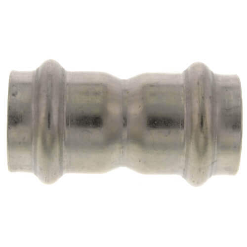 Main product image of 2-1/2" ProPress 304 Stainless XL-S Coupling w/ FKM Seal - w/ Stop (P x P)