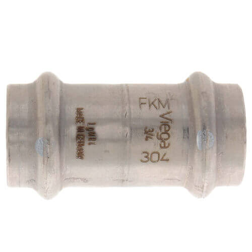 Main product image of 2-1/2" ProPress 304 Stainless XL-S Coupling w/ FKM Seal - No Stop (P x P)