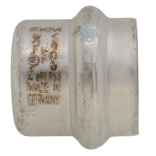 Main product image of 3/4" ProPress 304 Stainless Cap w/ FKM Seal
