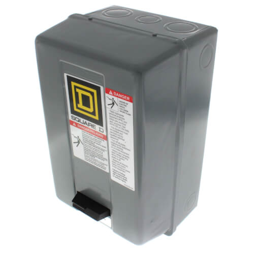 Main product image of 120V Magnetic Motor Starter, NEMA Size 0, 2 Pole (18A)