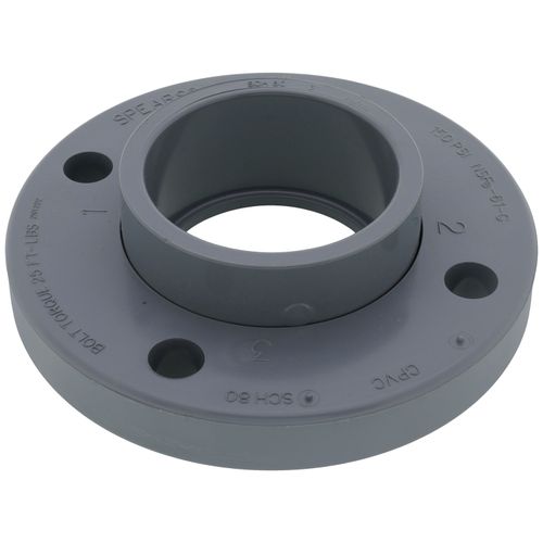 Main product image of 3" CPVC Schedule 80 Van Stone Flange w/ Plastic Ring (Socket)