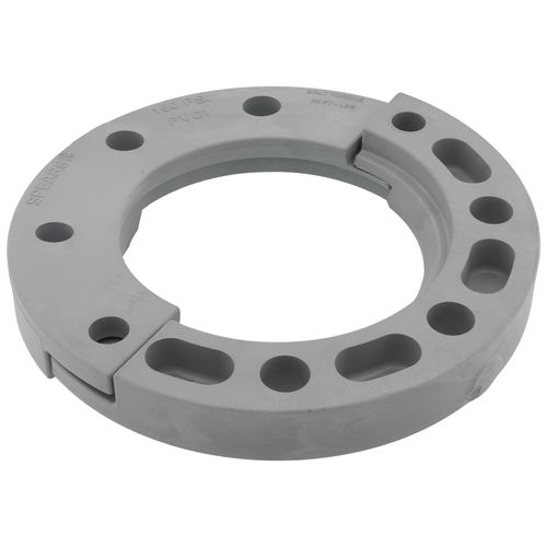 Main product image of 4" GFPVC Sch. 80 Van Stone Split Flange Ring w/ 2 Halves