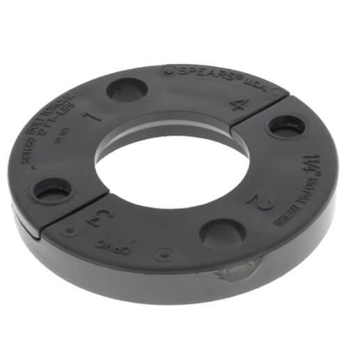 Main product image of 6" CPVC Schedule 80 V/S Flange Replacement Split Ring w/ 2-Halves