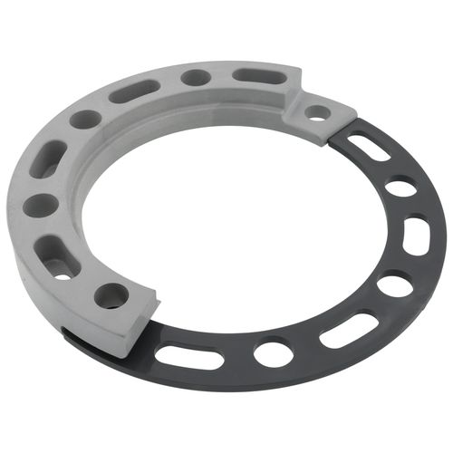 Main product image of 6" GFPVC Sch. 80 Van Stone Split Flange Ring w/ 2 Halves