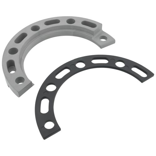Main product image of 6" GFPVC Sch. 80 Van Stone Split Flange Ring w/ 2 Halves