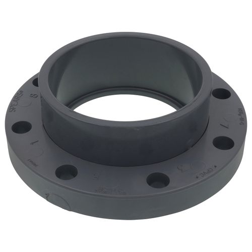 Main product image of 6" CPVC Schedule 80 Van Stone Flange w/ Plastic Ring (Socket)