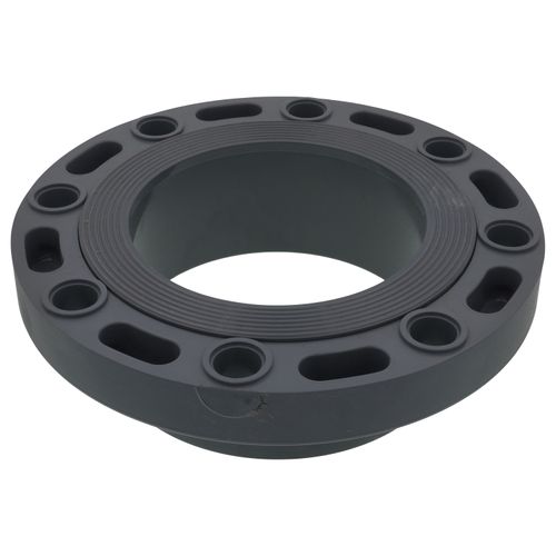 Main product image of 6" CPVC Schedule 80 Van Stone Flange w/ Plastic Ring (Socket)