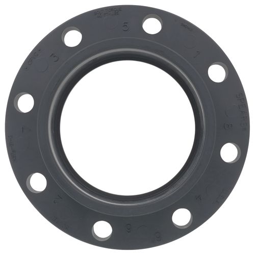 Main product image of 6" CPVC Schedule 80 Van Stone Flange w/ Plastic Ring (Socket)