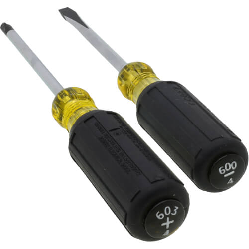 Main product image of Screwdriver Set, 1/4" Slotted and #2 Phillips, Cushion-Grip (2-Piece)