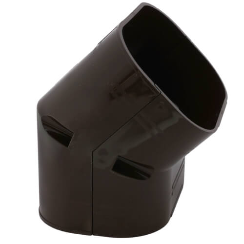 Main product image of 3.75" Slimduct 45° Vertical Elbow (Brown)