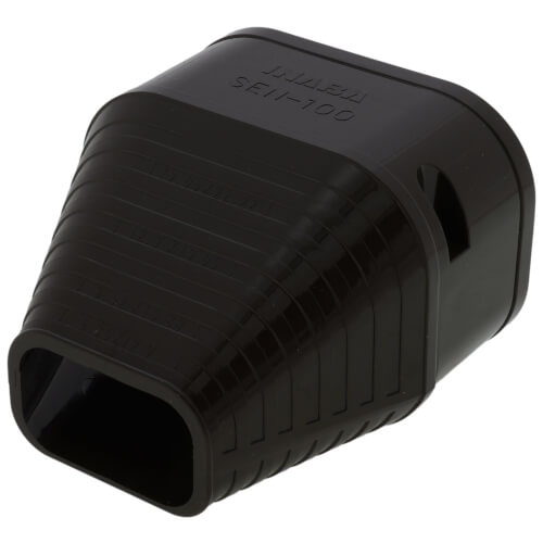 Main product image of 3.75" Slimduct End Fitting (Brown)